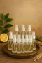 Hermia Juego de 10 Botellas de Vidrio de 50 ml Transparente